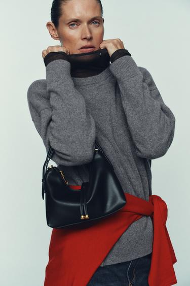 Zara Мини-сумка с декоративными шариками