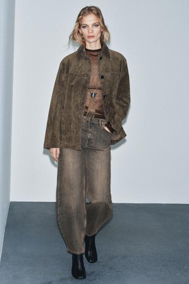 Zara Джинсы ZW COLLECTION BARREL со средней посадкой купить с доставкой.