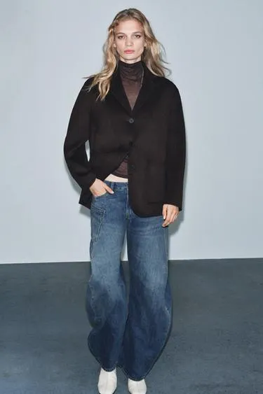 Минималистичный блейзер из смесовой шерсти — ZW COLLECTION- Заказать в России