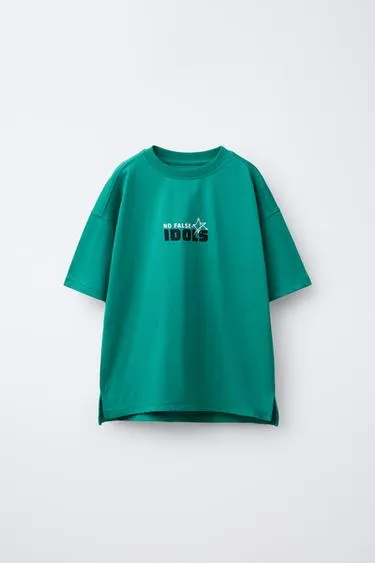 Футболка с рельефным принтом- Заказать в России