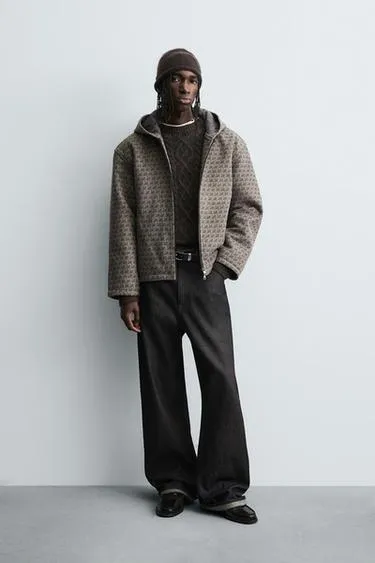 Куртка-худи с принтом лошадей- Заказать в России