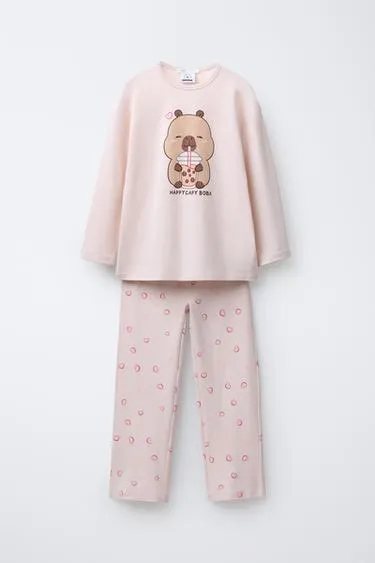 6-14 лет/пижама «капибара капифан» ©