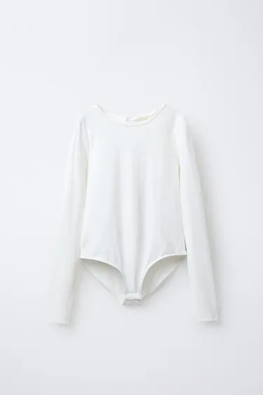 Боди из полиамида с вырезами- Заказать в России