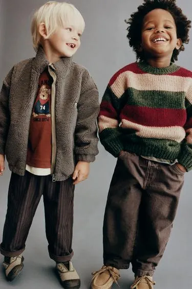 Куртка из искусственной овчины с вышивкой- Заказать в России