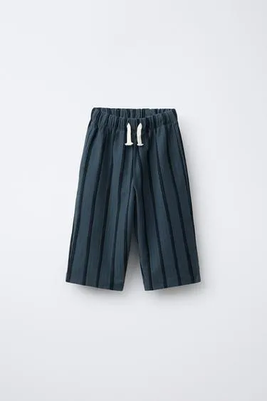 Прямые брюки в полоску