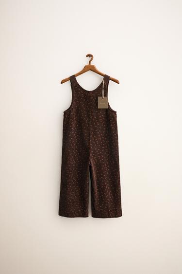 Zara ZARA TIMELESS - вельветовый комбинезон с цветочным принтом купить с доставкой.