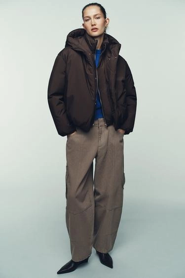 Анорак-пуховик с водоотталкивающей тканью- Заказать в России