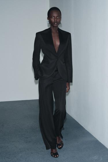 Zara Приталенный блейзер-смокинг — LIMITED EDITION, ZW COLLECTION