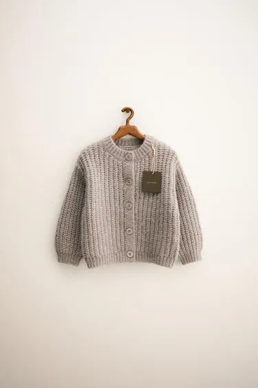 ZARA TIMELESS - кардиган крупной вязки с шерстью