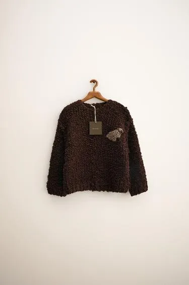 ZARA TIMELESS - вязаный джерси с вышивкой из шерсти