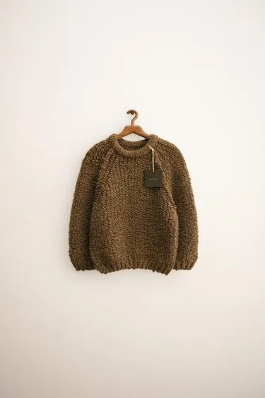 Вязанный свитер ZARA TIMELESS - теплый и плотный