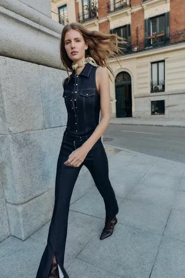 Джинсы Z1975 зауженного кроя со средней посадкой