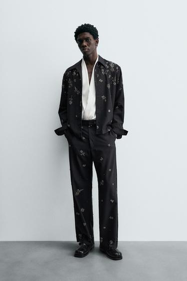 Рубашка с пайетками LIMITED EDITION