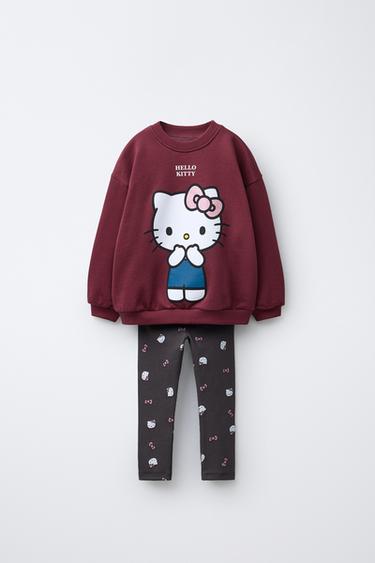 Zara Комплект из толстовки и леггинсов HELLO KITTY © SANRIO купить с доставкой.