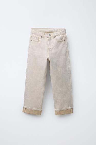 Zara Джинсы свободного кроя