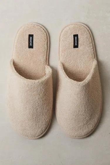 Туфли-сабо из махрового полотна- Заказать в России