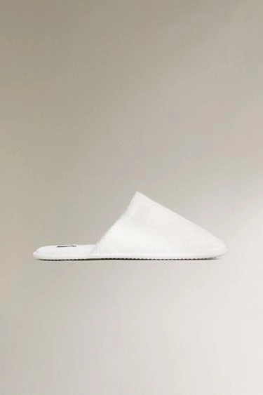 Тапочки для ванной из вельвета- Заказать в России