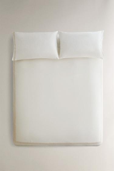 Zara Комплект постельного белья из сатина с вышивкой