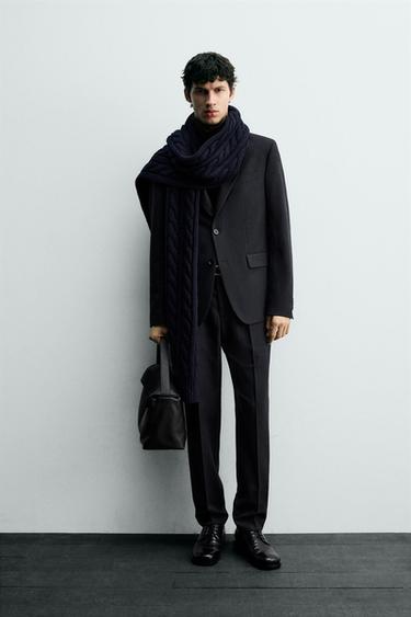 Zara Костюмные брюки в тонкую полоску