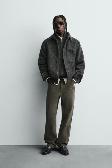 Zara Куртка-рубашка из искусственного меха купить с доставкой.