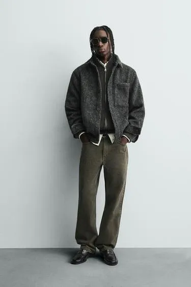 Куртка-рубашка из искусственного меха