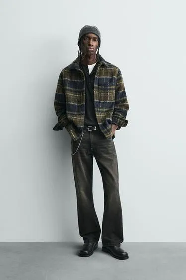 Куртка-рубашка из искусственного меха