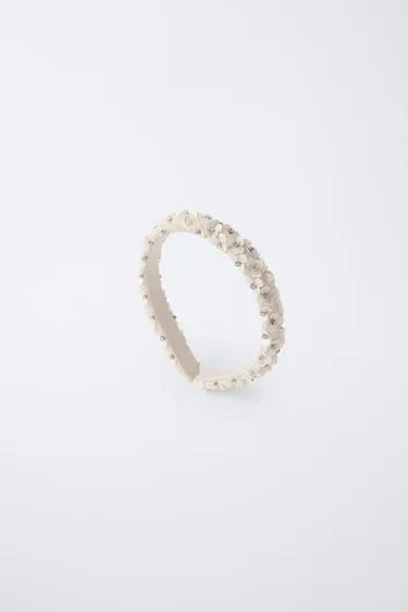 Ободок с пайетками и блестками- Заказать в России