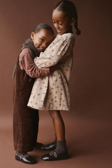 Zara ZARA TIMELESS - вельветовое платье в цветок