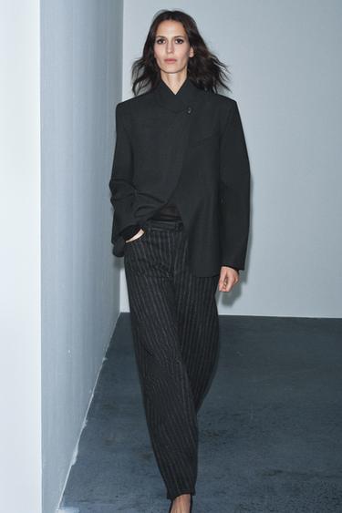 Zara Блейзер из смесовой шерсти — ZW COLLECTION LIMITED EDITION