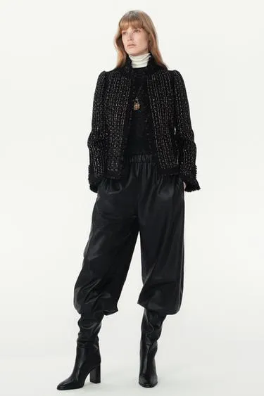 Комбинированный жакет с шерстью — THE ITEM ZARA WOMAN- Заказать в России