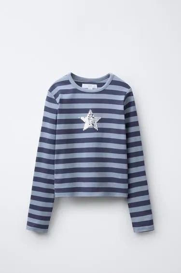 Майка с вышивкой и пайетками