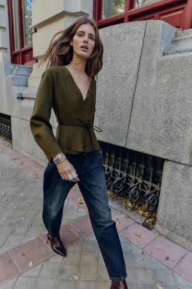 Zara Кардиган с поясом