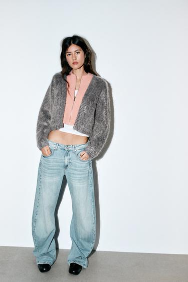 Zara Куртка из двойного трикотажа купить с доставкой.