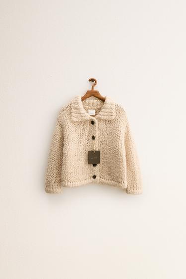 Zara ZARA TIMELESS — кардиган из шерсти и альпаки купить с доставкой.