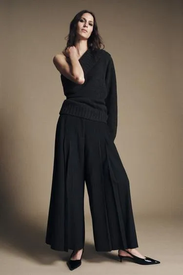 Брюки WIDE LEG в полоску — ZW COLLECTION- Заказать в России