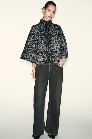 Zara Свитер с широкими рукавами