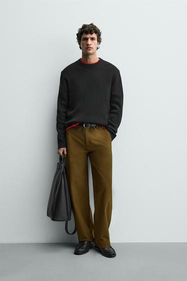 Zara Шерстяной свитер с узором