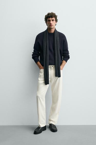 Zara Шерстяной свитер с узором