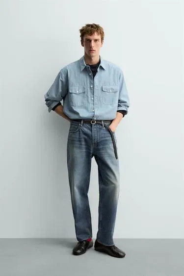 Джинсы RELAXED STRAIGHT FIT AARON LEVINE X ZARA