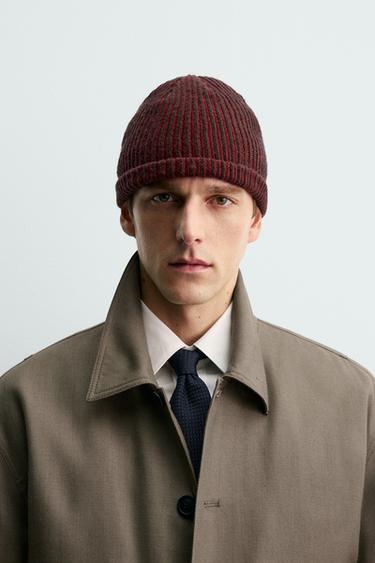 Zara Шапка из шерстяно-шелковой смеси эрон левин для ZARA