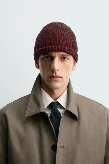 Шапка из шерстяно-шелковой смеси эрон левин для ZARA- Заказать в России