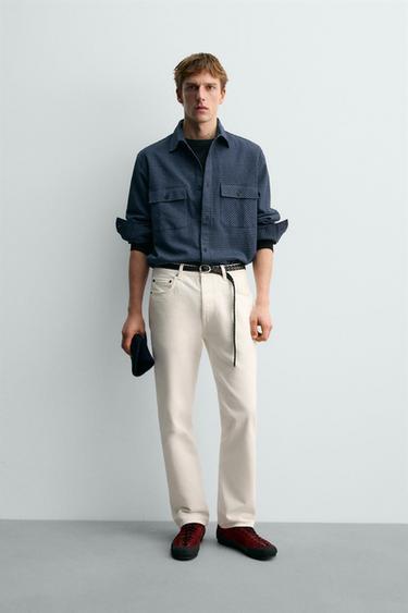 Zara Рубашка в клетку AARON LEVINE X ZARA из фланели