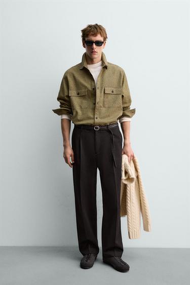 Zara Рубашка клетчатая из фланели AARON LEVINE X ZARA