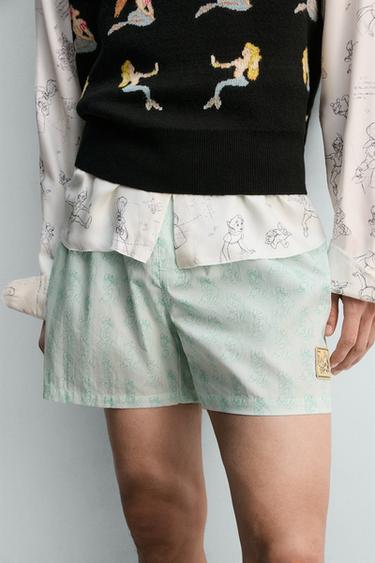 Zara Трусы-боксеры с принтом медвежонка питера пэна HARRY LAMBERT FOR ZARA X DISNEY