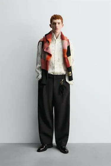 Рубашка из шелка и вискозы с персонажами питера пэна — HARRY LAMBERT FOR ZARA- Заказать в России