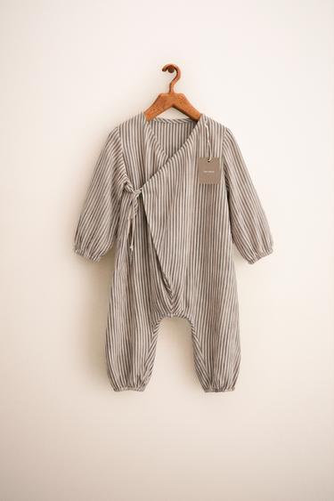 Zara ZARA TIMELESS — длинный комбинезон в полоску