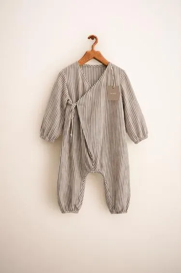 ZARA TIMELESS — длинный комбинезон в полоску- Заказать в России