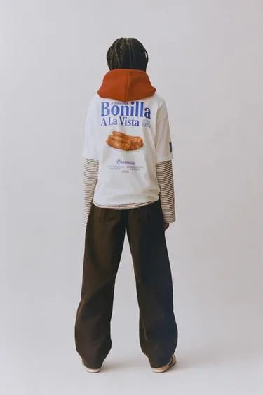 Футболка с принтом BONILLA A LA VISTA ® X ZARA