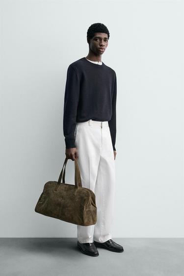 Zara Теплый свитер из мериносовой шерсти