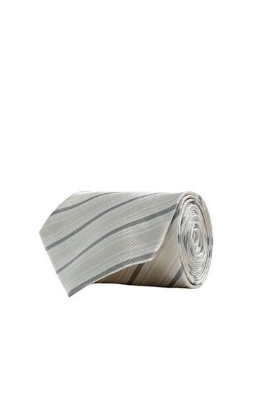 Zara Галстук 100% шелк полосы